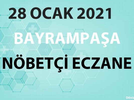 Bayrampaşa Nöbetçi Eczane 28 Ocak 2021 Perşembe