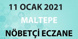 Maltepe Nöbetçi Eczane 11 Ocak 2021 Pazartesi