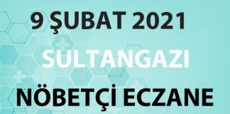 Sultangazi Nöbetçi Eczane 9 Şubat 2021 Salı